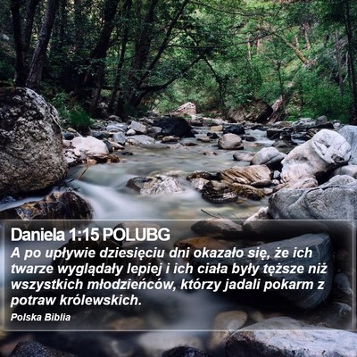 Daniela 1:15 POLUBG Bible Verse Image