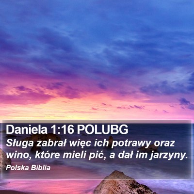 Daniela 1:16 POLUBG Bible Verse Image