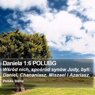 Daniela 1:6 POLUBG Bible Verse Image