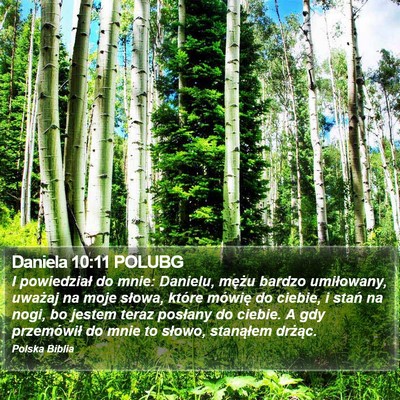 Daniela 10:11 POLUBG Bible Verse Image