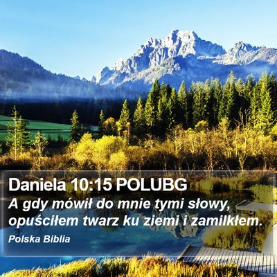 Daniela 10:15 POLUBG Bible Verse Image
