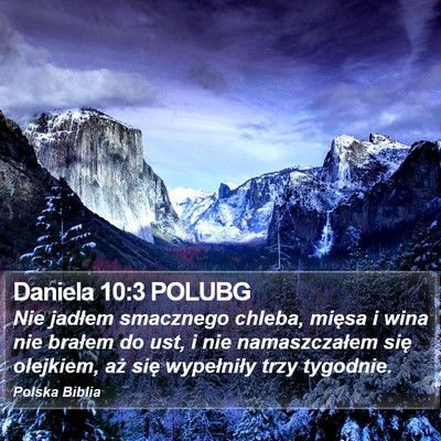 Daniela 10:3 POLUBG Bible Verse Image