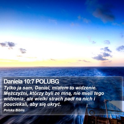 Daniela 10:7 POLUBG Bible Verse Image