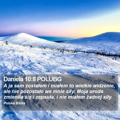 Daniela 10:8 POLUBG Bible Verse Image
