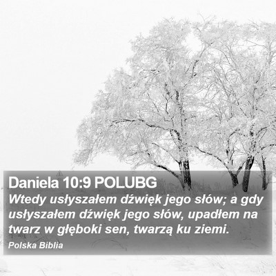 Daniela 10:9 POLUBG Bible Verse Image