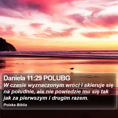 Daniela 11:29 POLUBG Bible Verse Image
