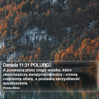Daniela 11:31 POLUBG Bible Verse Image