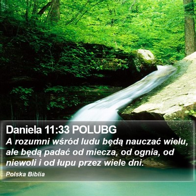 Daniela 11:33 POLUBG Bible Verse Image