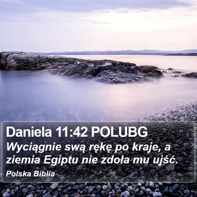 Daniela 11:42 POLUBG Bible Verse Image