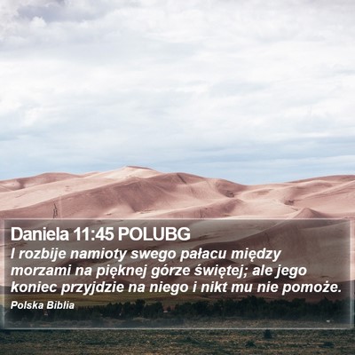 Daniela 11:45 POLUBG Bible Verse Image