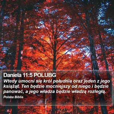 Daniela 11:5 POLUBG Bible Verse Image