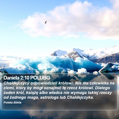 Daniela 2:10 POLUBG Bible Verse Image