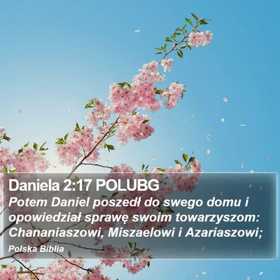Daniela 2:17 POLUBG Bible Verse Image