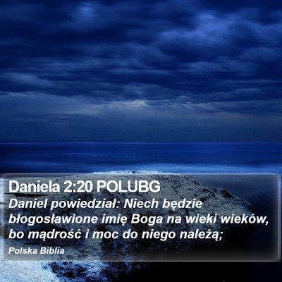 Daniela 2:20 POLUBG Bible Verse Image