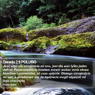 Daniela 2:9 POLUBG Bible Verse Image
