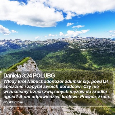 Daniela 3:24 POLUBG Bible Verse Image