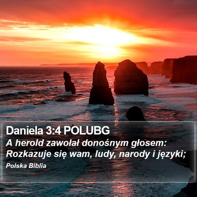 Daniela 3:4 POLUBG Bible Verse Image