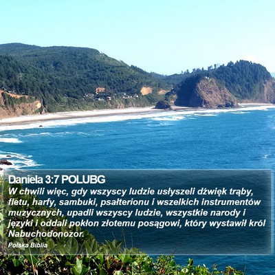 Daniela 3:7 POLUBG Bible Verse Image