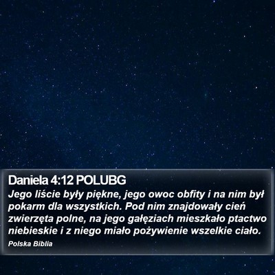 Daniela 4:12 POLUBG Bible Verse Image