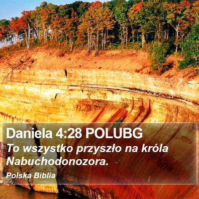 Daniela 4:28 POLUBG Bible Verse Image