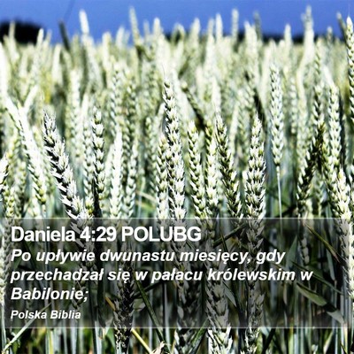 Daniela 4:29 POLUBG Bible Verse Image