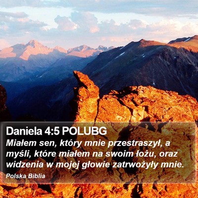 Daniela 4:5 POLUBG Bible Verse Image