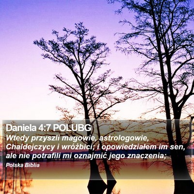 Daniela 4:7 POLUBG Bible Verse Image
