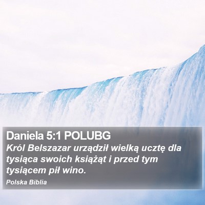 Daniela 5:1 POLUBG Bible Verse Image