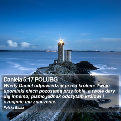 Daniela 5:17 POLUBG Bible Verse Image