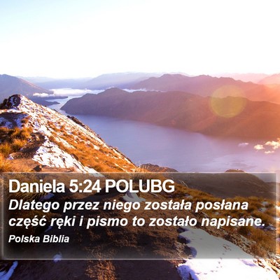 Daniela 5:24 POLUBG Bible Verse Image