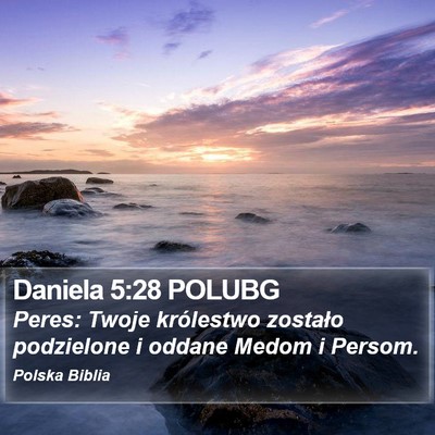 Daniela 5:28 POLUBG Bible Verse Image