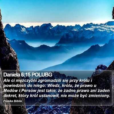 Daniela 6:15 POLUBG Bible Verse Image