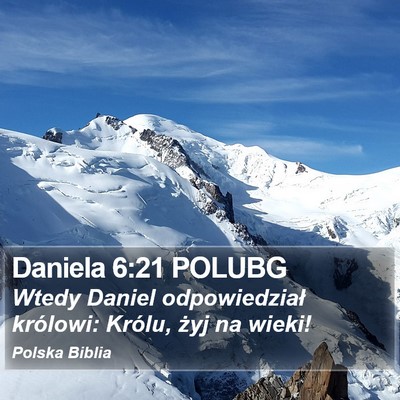 Daniela 6:21 POLUBG Bible Verse Image