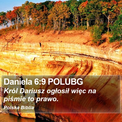 Daniela 6:9 POLUBG Bible Verse Image