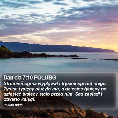 Daniela 7:10 POLUBG Bible Verse Image