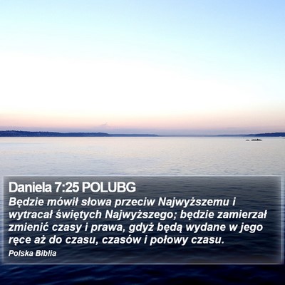 Daniela 7:25 POLUBG Bible Verse Image