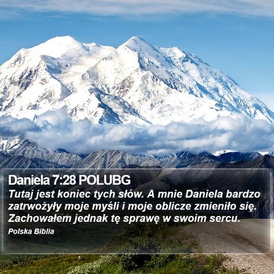 Daniela 7:28 POLUBG Bible Verse Image