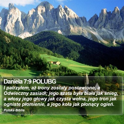 Daniela 7:9 POLUBG Bible Verse Image