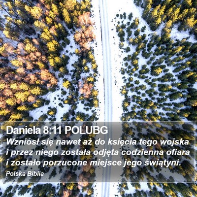 Daniela 8:11 POLUBG Bible Verse Image
