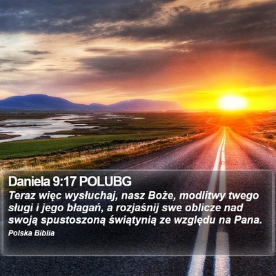 Daniela 9:17 POLUBG Bible Verse Image