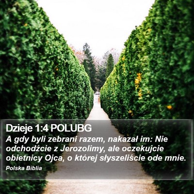Dzieje 1:4 POLUBG Bible Verse Image