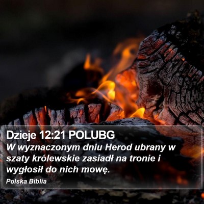 Dzieje 12:21 POLUBG Bible Verse Image