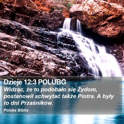 Dzieje 12:3 POLUBG Bible Verse Image