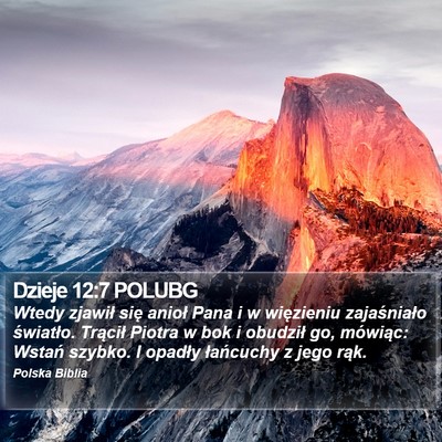 Dzieje 12:7 POLUBG Bible Verse Image