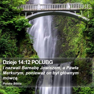 Dzieje 14:12 POLUBG Bible Verse Image