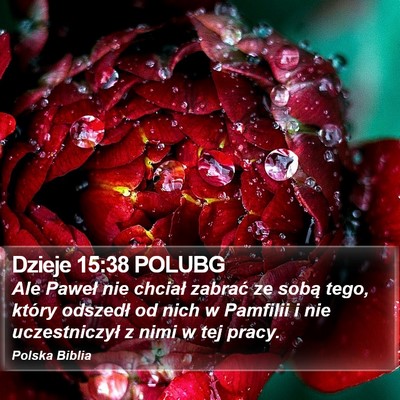 Dzieje 15:38 POLUBG Bible Verse Image
