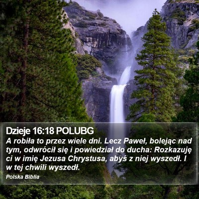 Dzieje 16:18 POLUBG Bible Verse Image