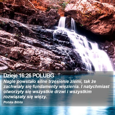Dzieje 16:26 POLUBG Bible Verse Image
