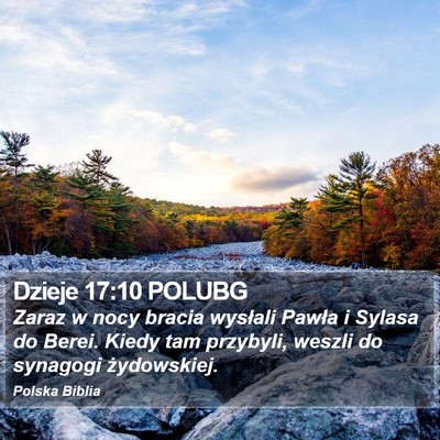 Dzieje 17:10 POLUBG Bible Verse Image