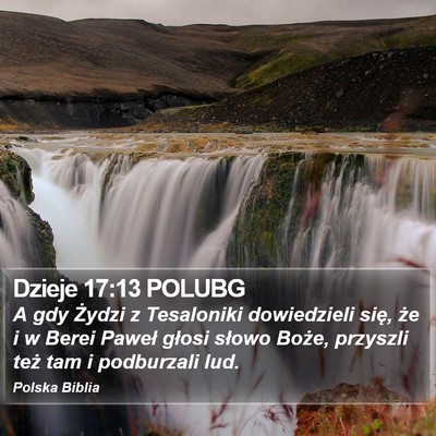 Dzieje 17:13 POLUBG Bible Verse Image